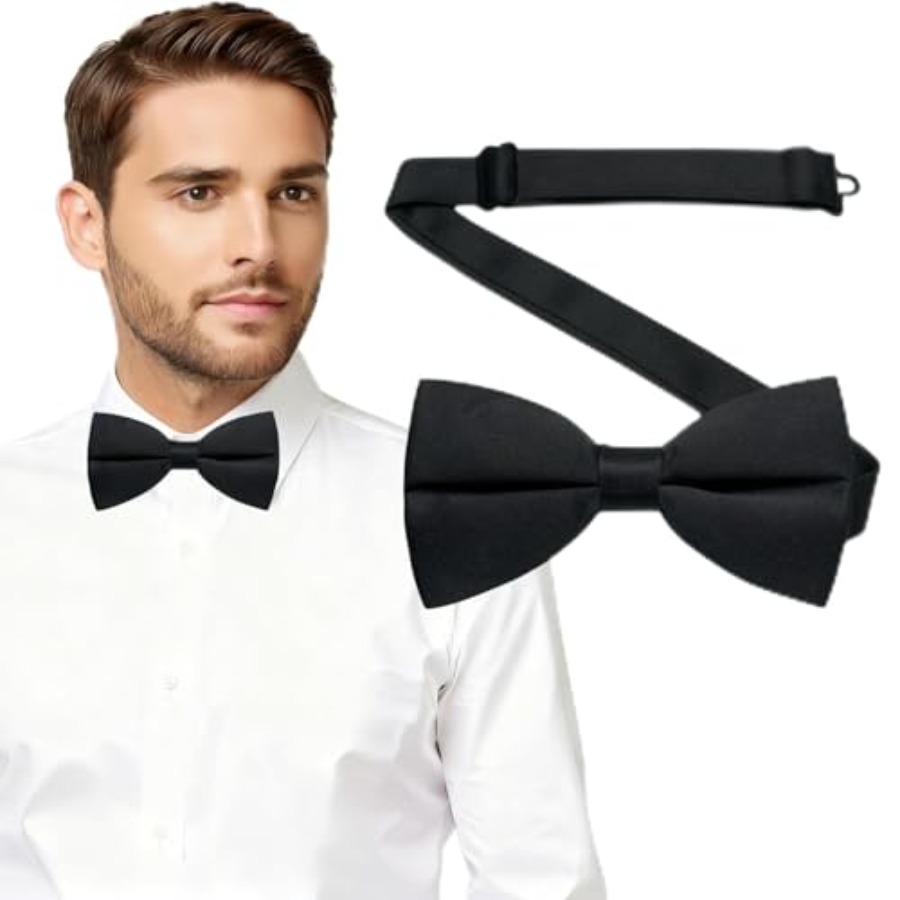 Bow Tie Pre Tied - 2026 New ArrivalBow Ties for Men