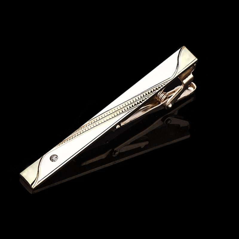 Tie Clip Silver - 1 Piece of Men's Tie Clip