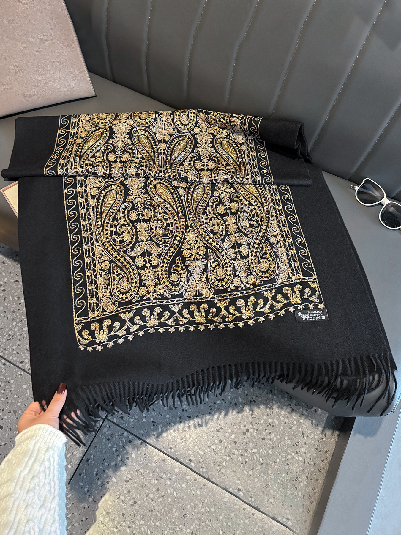 Luxury Thick Warm Paisley Pash - Woven Scarf Blanket avis et prix