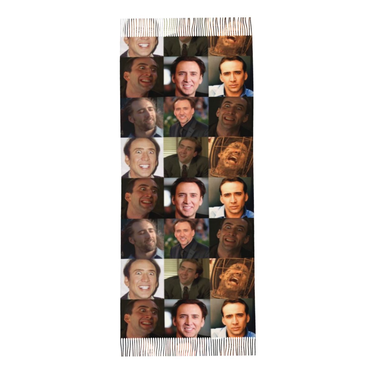 Nicolas Cage Funny Face Meme S - Pashmina Wrap Large avis et prix