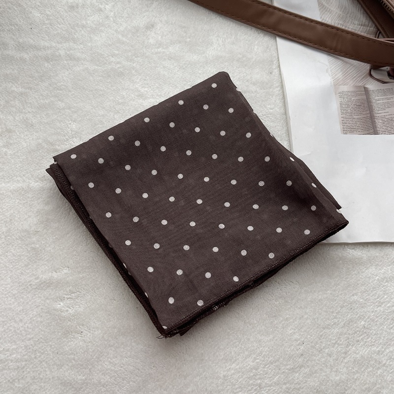 Lady Hair Dot Scarf Female Cot - Bandana Cotton avis et prix