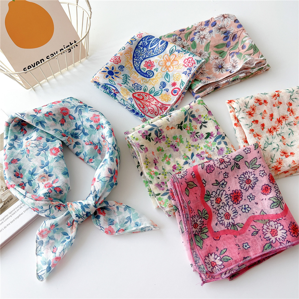 Spring Autumn Scarf Chic Fashi - Bandana Cotton avis et prix