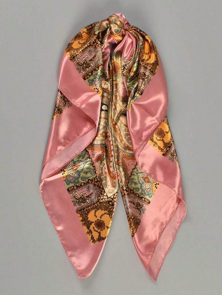 1pc Women's Multicolor Paisley - Face Scarf Mask avis et prix
