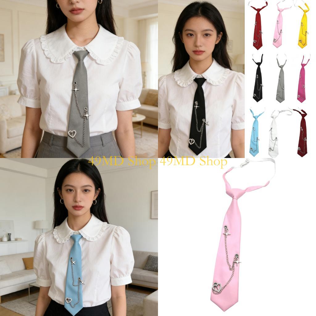 49MD Modern Metal Chain Detail - Bow Tie Pre Tied avis et prix