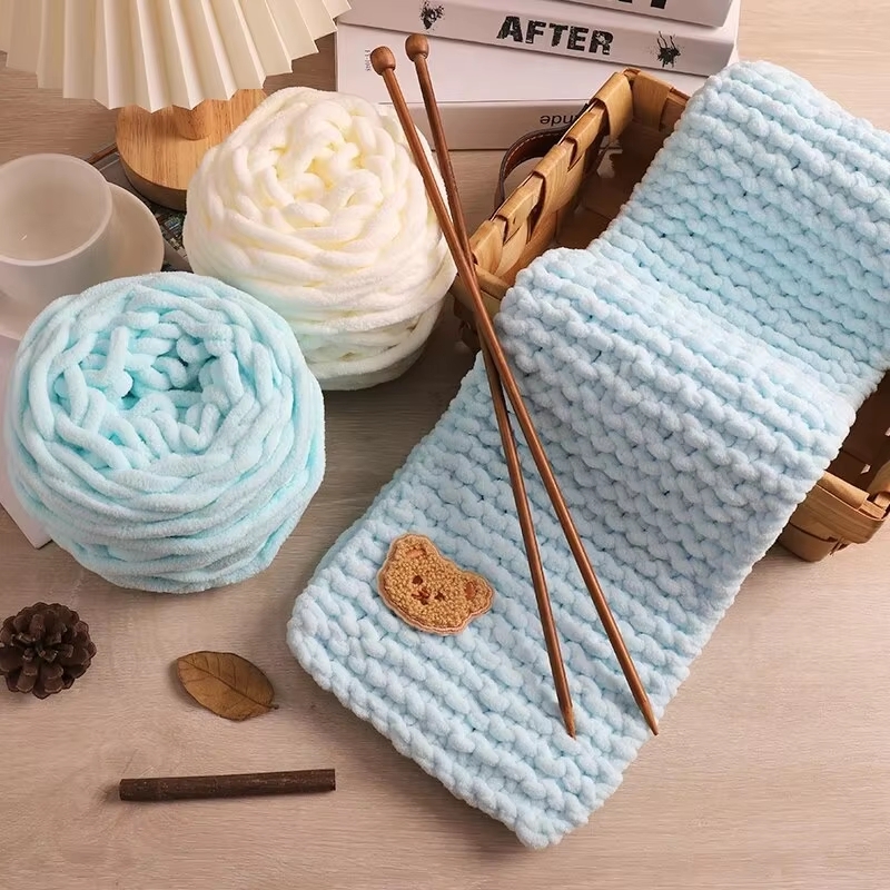 3PCS 300g Chenille Knitting Ya - Woven Scarf Blanket avis et prix