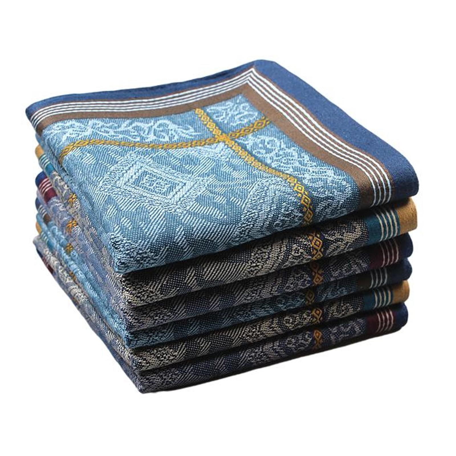 3Pcs Pocket Square Hankies Jac - Handkerchief Cotton Men avis et prix