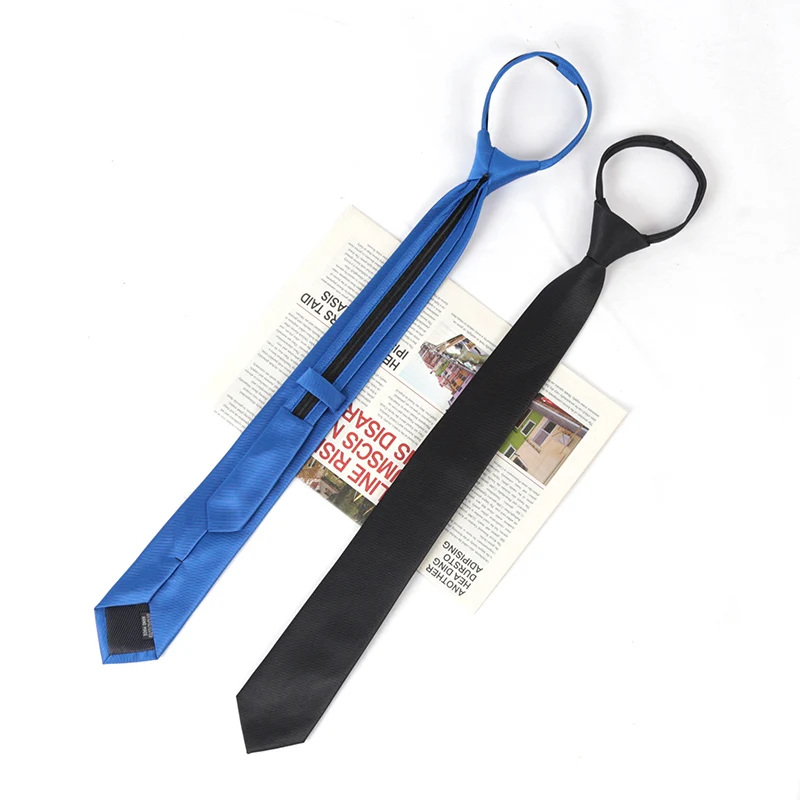 Unisex Black Simple Clip on Ti - Skinny Tie Men avis et prix