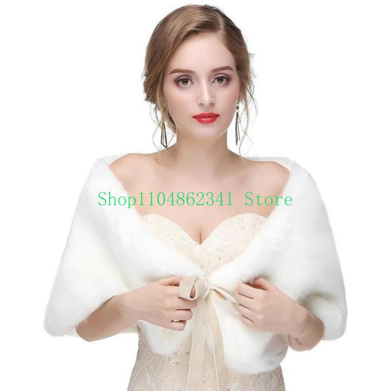652F Sophisticated Faux Furs S - Stole Wedding Shawl avis et prix
