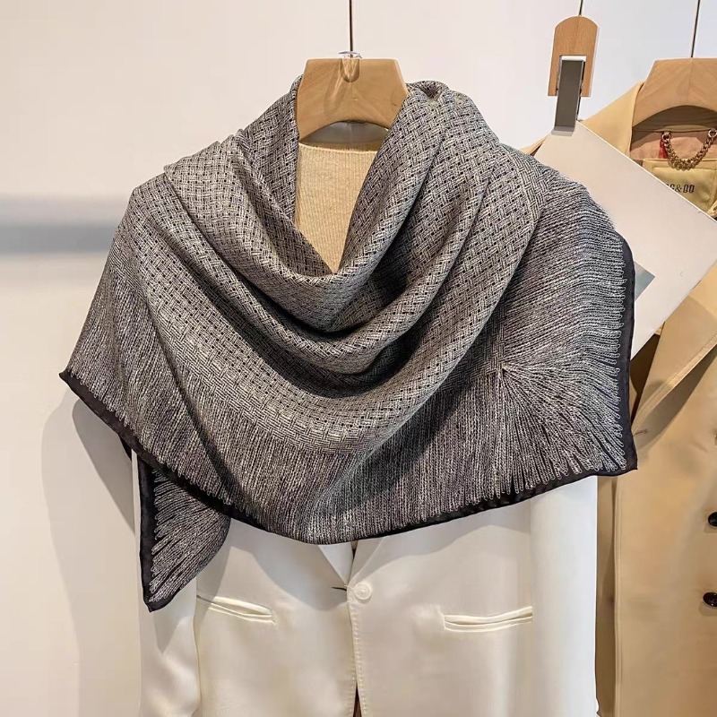 Oversized 110x110cm Real Silk  - Pashmina Wrap Large avis et prix