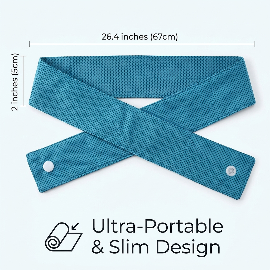 Cooling Neck Gaiter Scarf Band - Silk Neck Scarf avis et prix