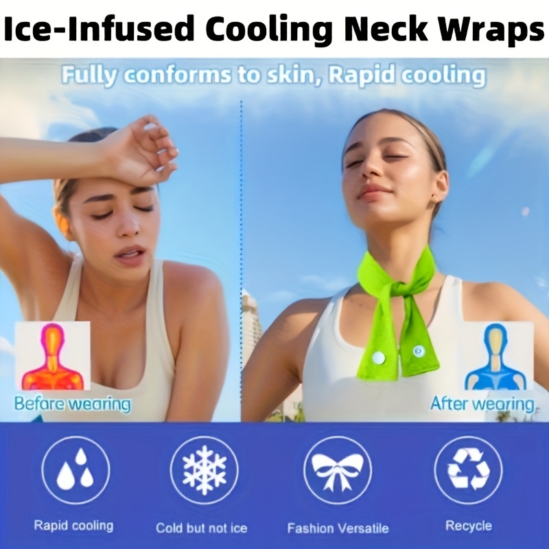 Cooling Neck Gaiter Scarf Band - Silk Neck Scarf avis et prix