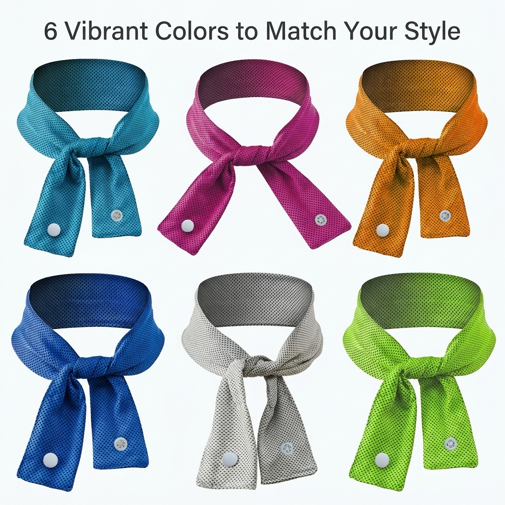 Cooling Neck Gaiter Scarf Band - Silk Neck Scarf avis et prix