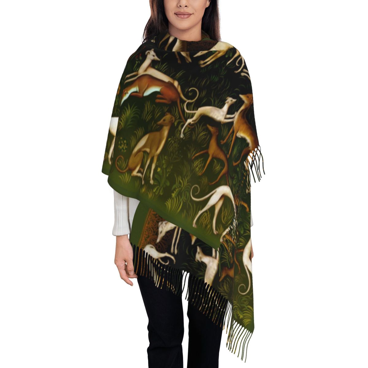 Greyhounds Shawl Wrap Women Wi - Pashmina Wrap Large avis et prix