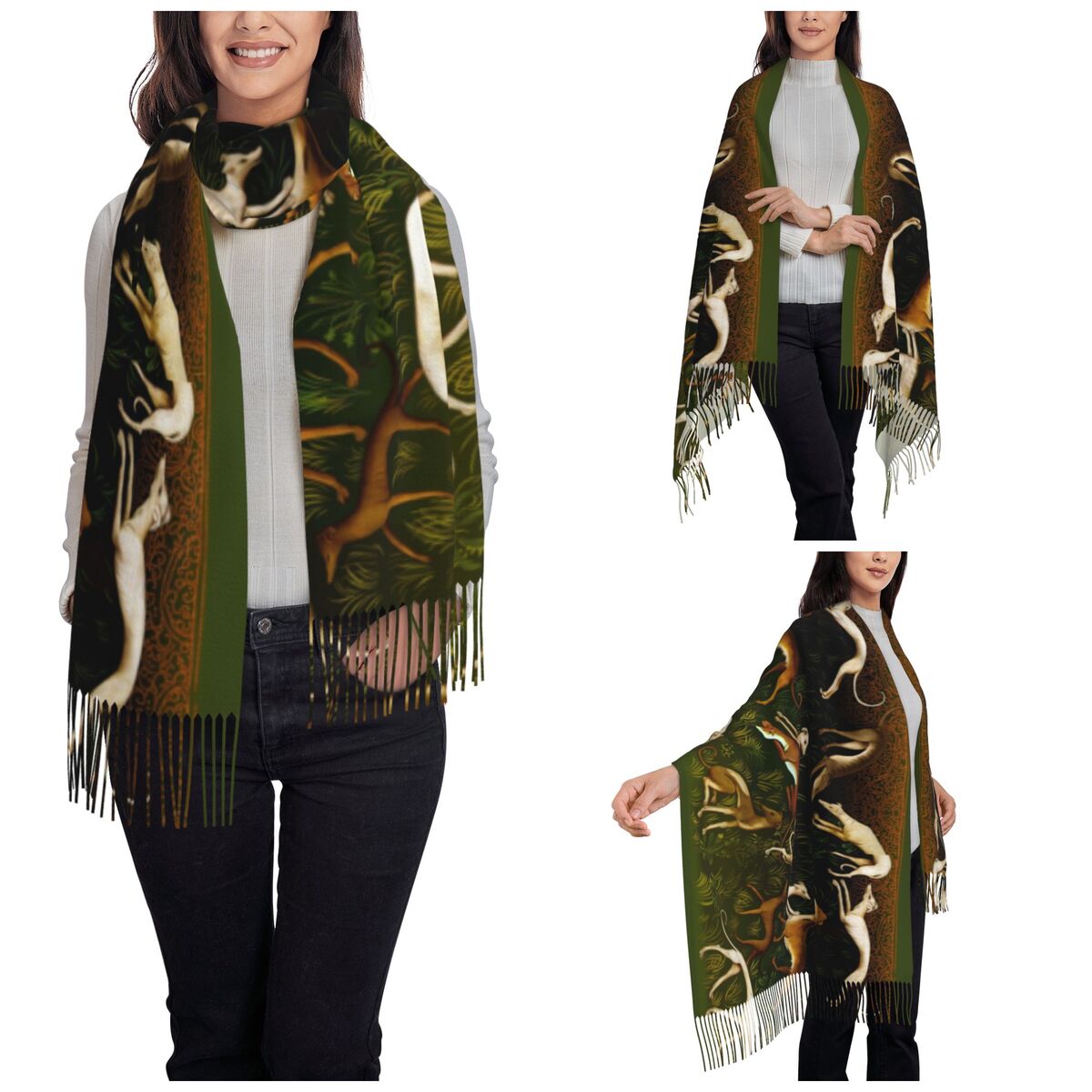 Greyhounds Shawl Wrap Women Wi - Pashmina Wrap Large avis et prix