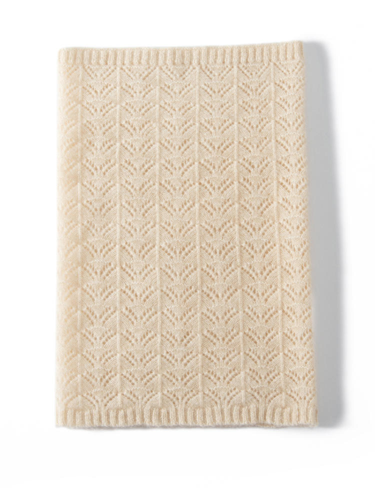 Womens 100% Cashmere Fan Point - Infinity Scarf Knit avis et prix