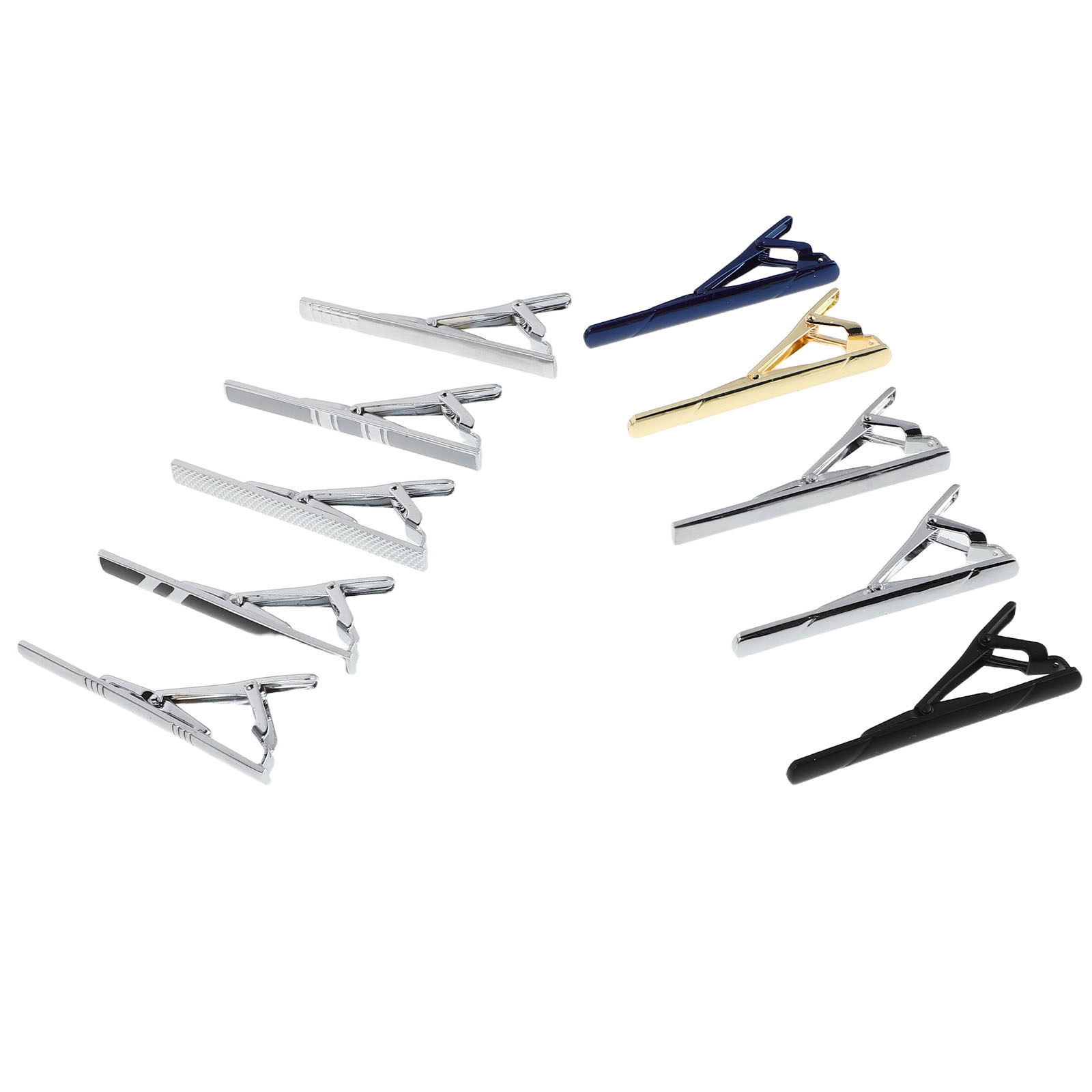10Pcs Tie Clip Set for Men Ele - Tie Bar Set Gift avis et prix