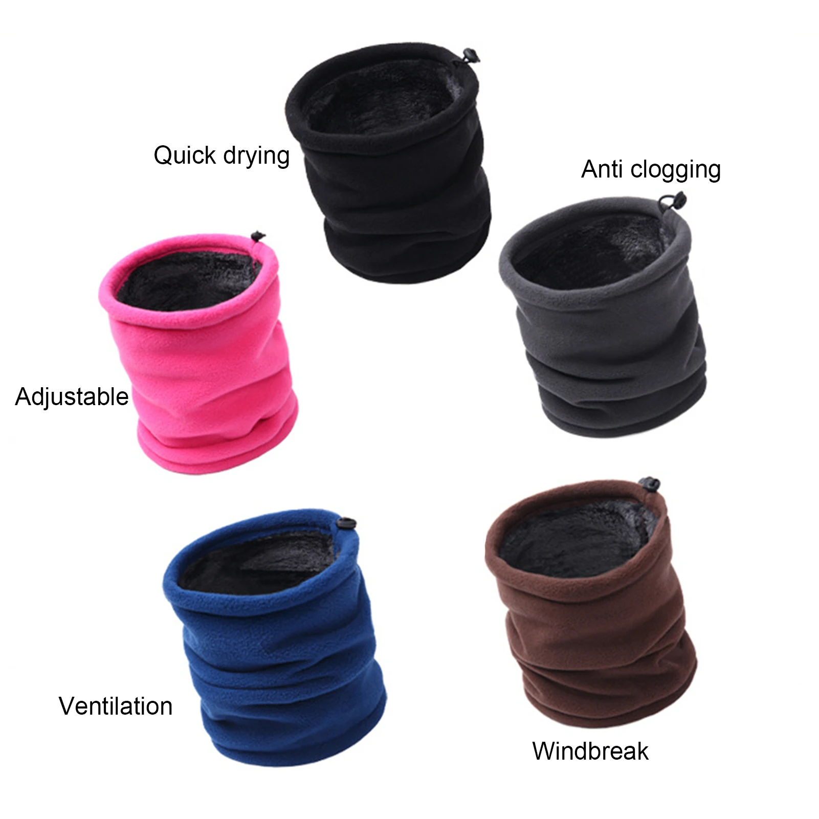 Outdoor Women Men Winter Warm  - Infinity Scarf Knit avis et prix