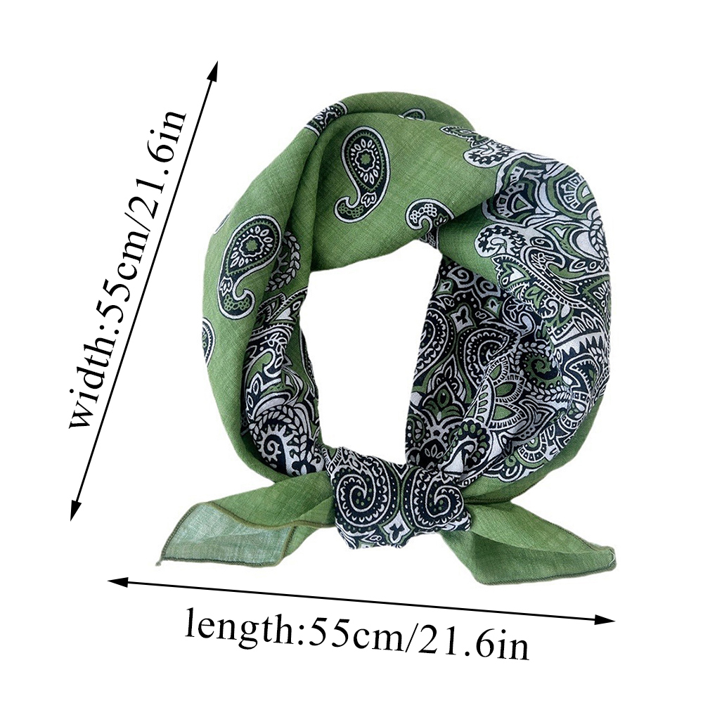Luxury Floral Print Cotton Lin - Ascot Neck Scarf avis et prix