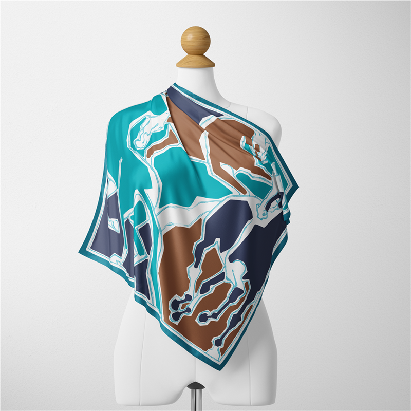 Twill Silk Scarf Woman Three H - Scarf Silk Square avis et prix