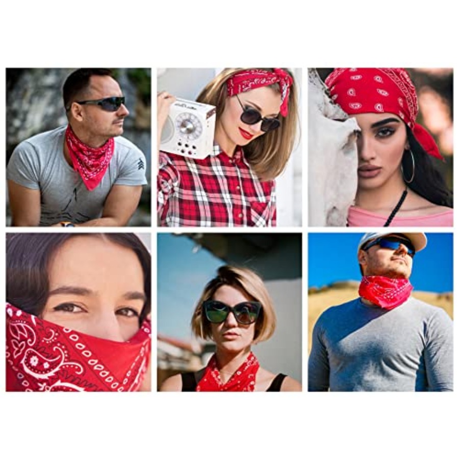 Gift Packaging Bandana for Men - Handkerchief Cotton Men avis et prix