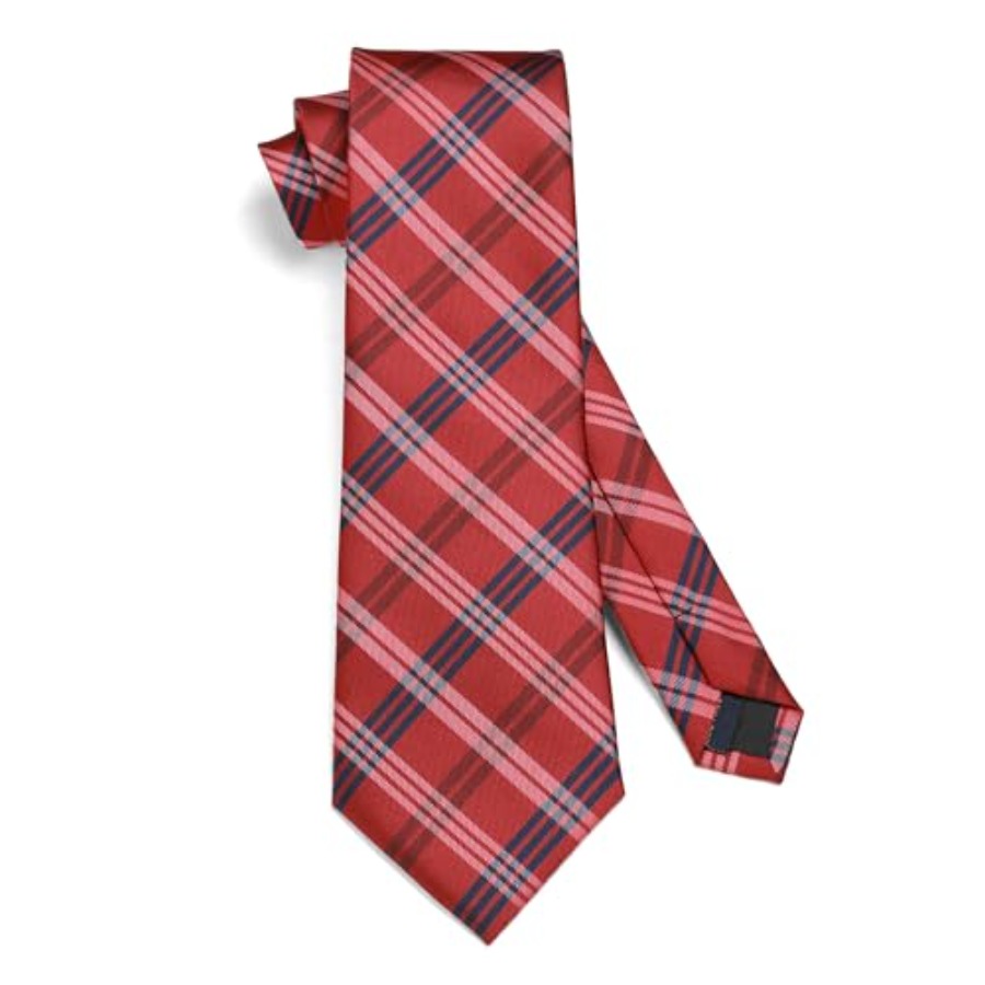 Mens Ties Set Stripe Plaid Tie - Silk Tie Striped avis et prix