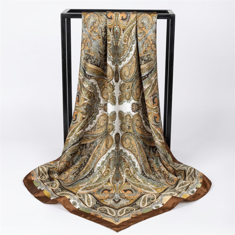 Women Spring Summer Square Sca - Silk Neck Scarf avis et prix