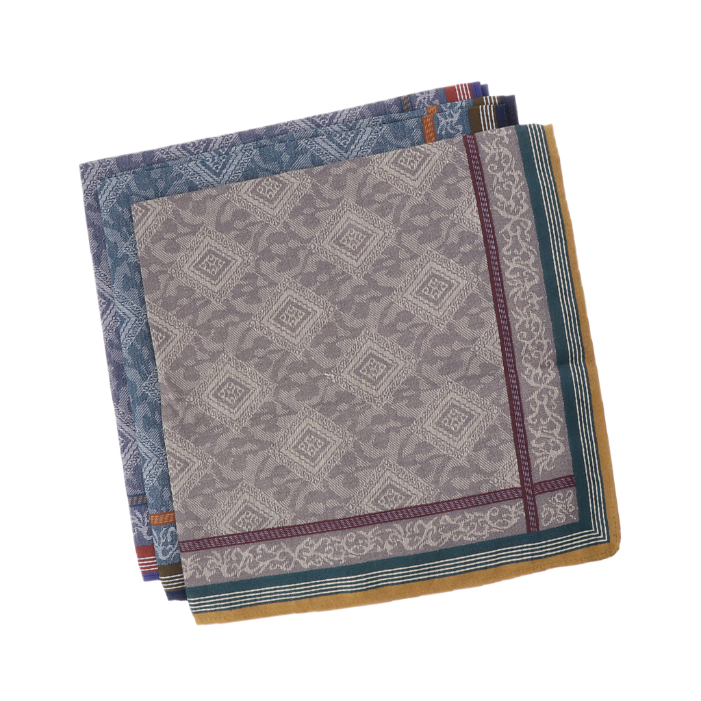 3pcs Classic Mens Plaid Handke - Handkerchief Cotton Men avis et prix
