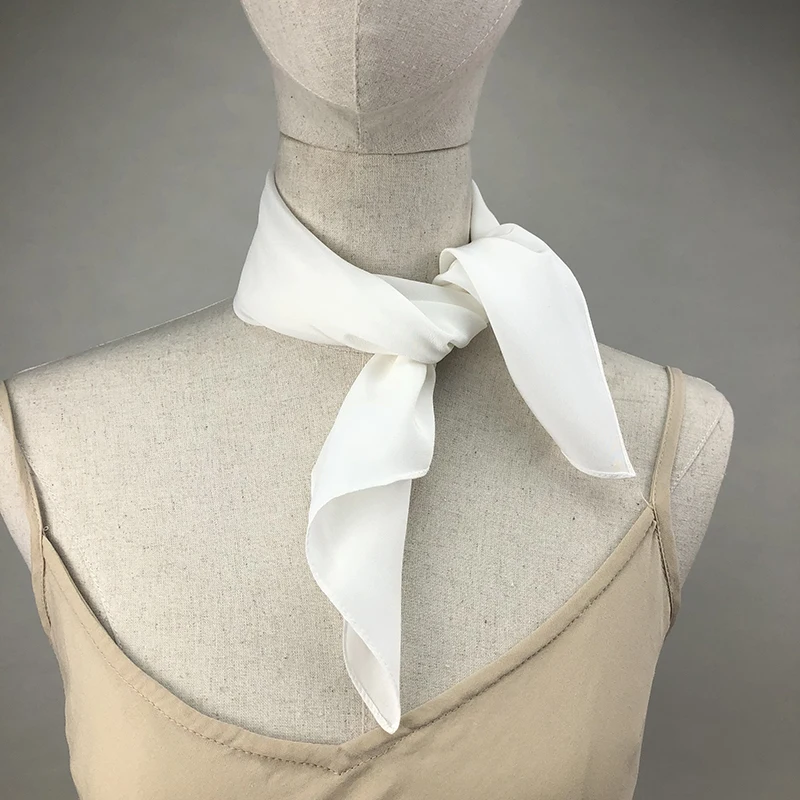 New Women Silk Scarf Square Ne - Ascot Neck Scarf avis et prix