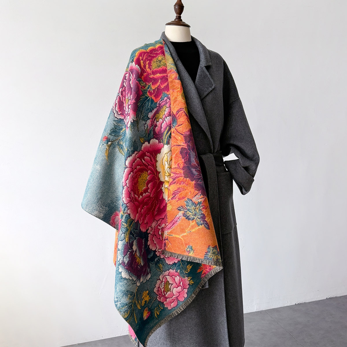 Warm Cashmere Scarf Women Shaw - Woven Scarf Blanket avis et prix