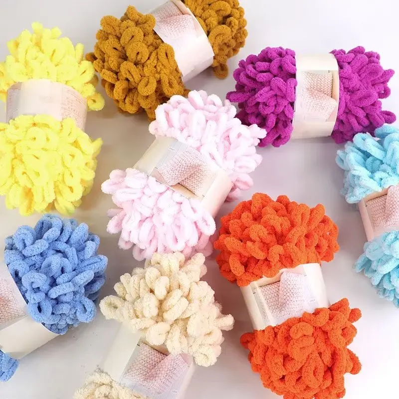 100g/Ball Finger Loop Yarn Thr - Woven Scarf Blanket avis et prix