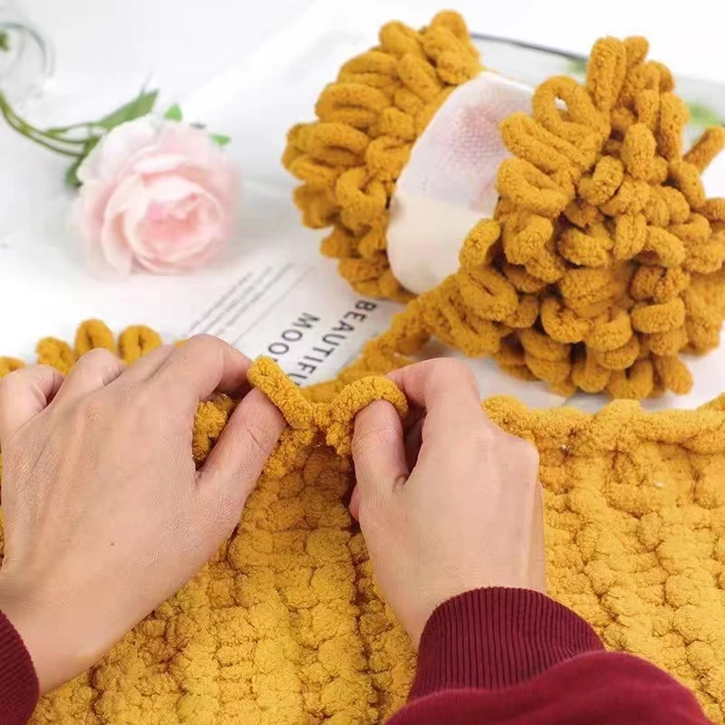 100g/Ball Finger Loop Yarn Thr - Woven Scarf Blanket avis et prix
