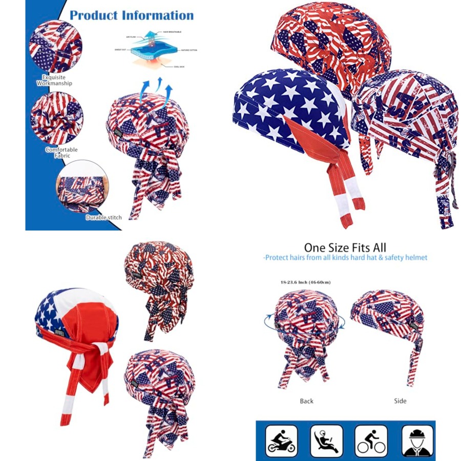 Cooling Do Rags Sweat Wicking  - Bandana Doo Rag avis et prix