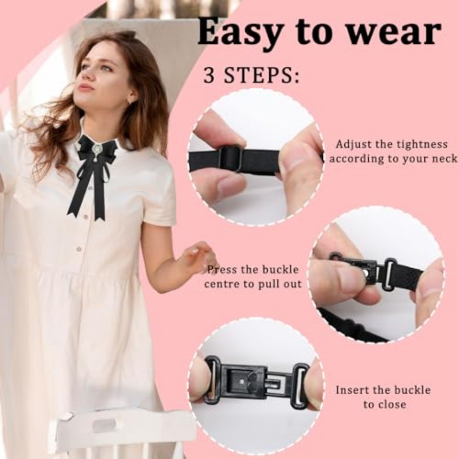 LJBFNN Bow Tie For Women, Pre- - Bow Tie Pre Tied avis et prix