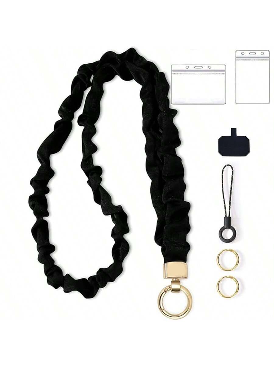 Stretchy Scrunchie Lanyard For - Lanyard Badge Holder avis et prix