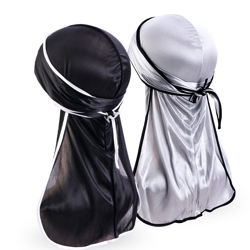 2PCS/LOT Unisex Men Satin Dura - Bandana Doo Rag avis et prix