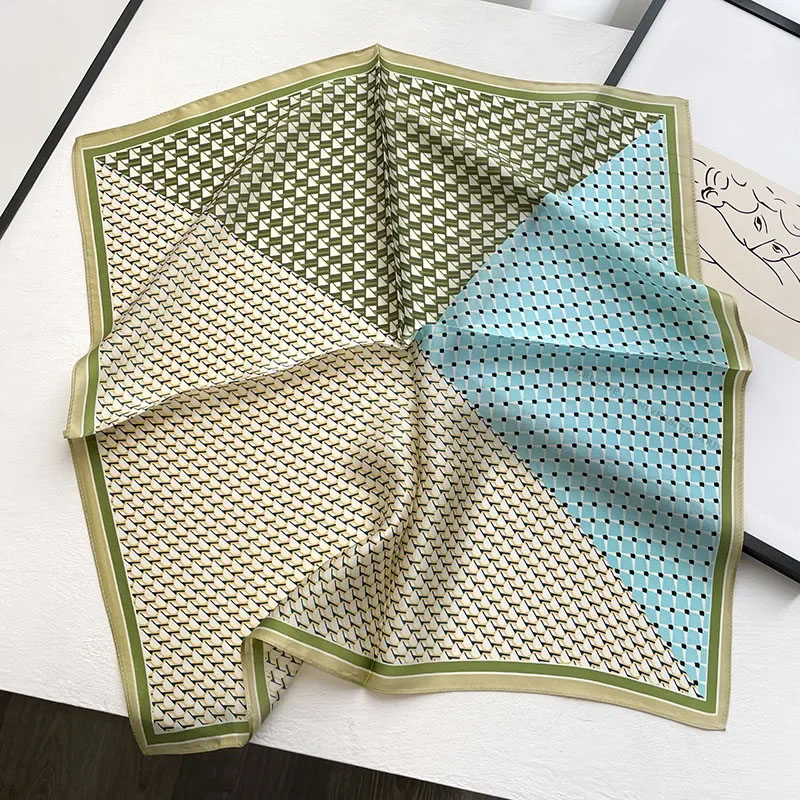 New scarf women spring printed - Scarf Silk Square avis et prix