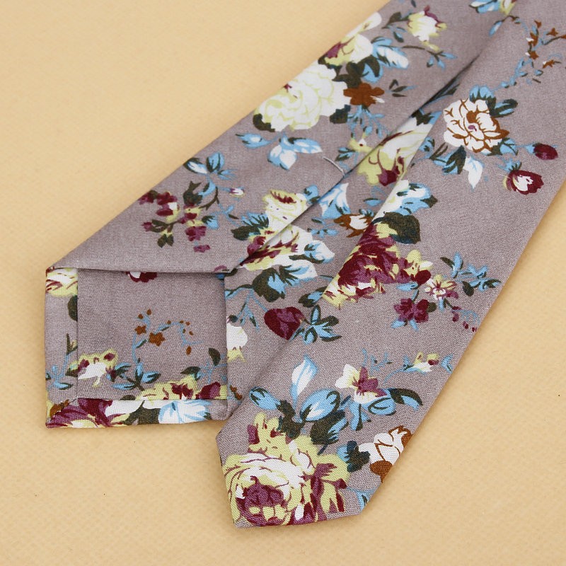 Brand New Floral Tie for Men's - Skinny Tie Men avis et prix