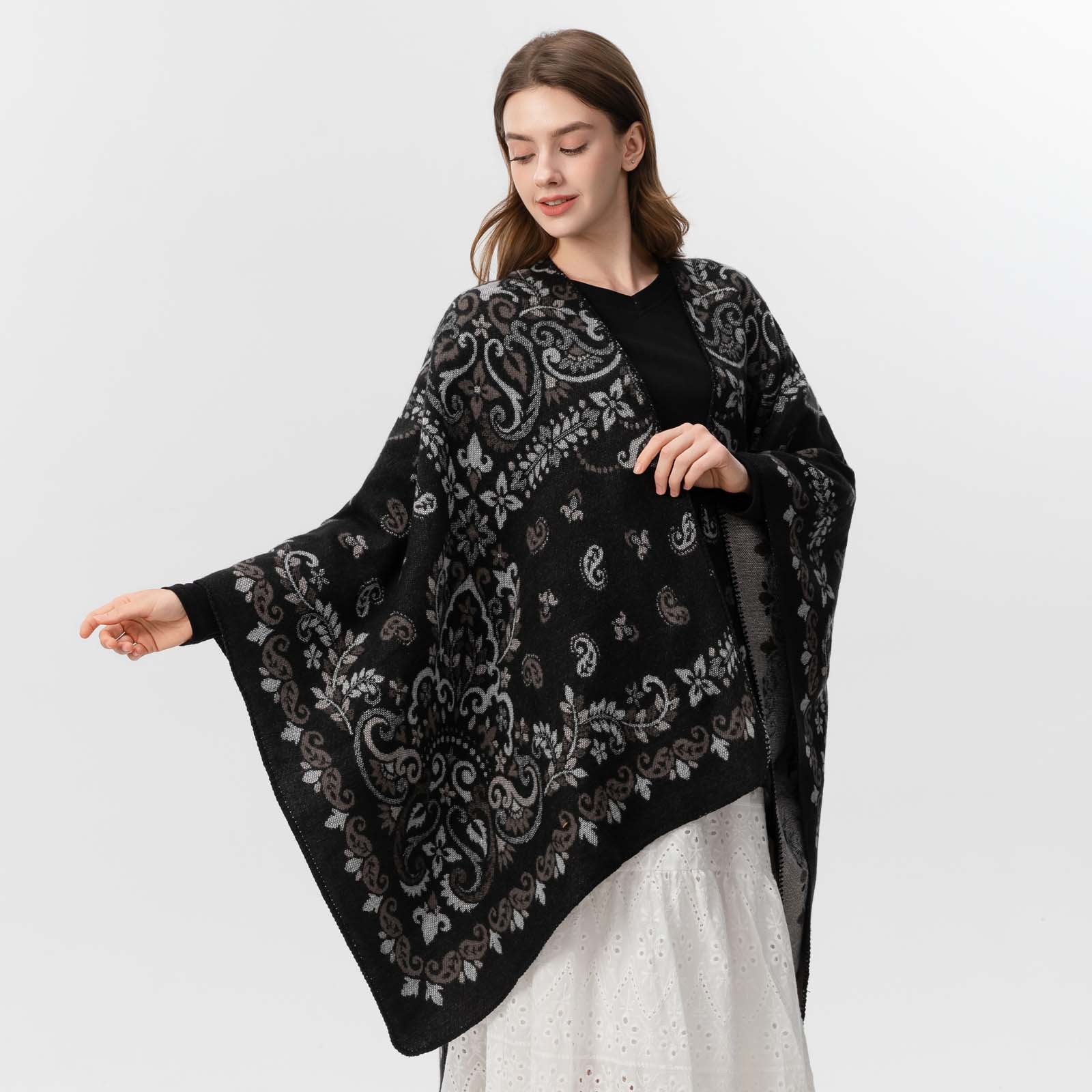 Luxury Women's Cashmere Scarf  - Stole Wedding Shawl avis et prix