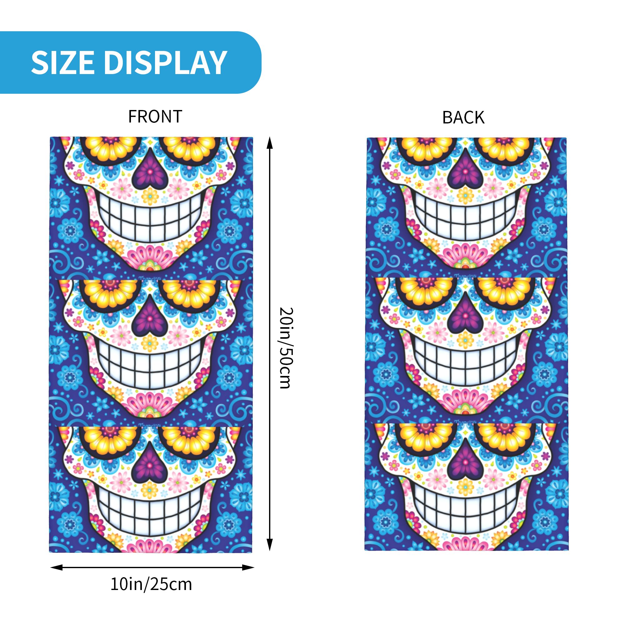 Custom Day Of The Dead Sugar S - Neck Warmer Tube avis et prix