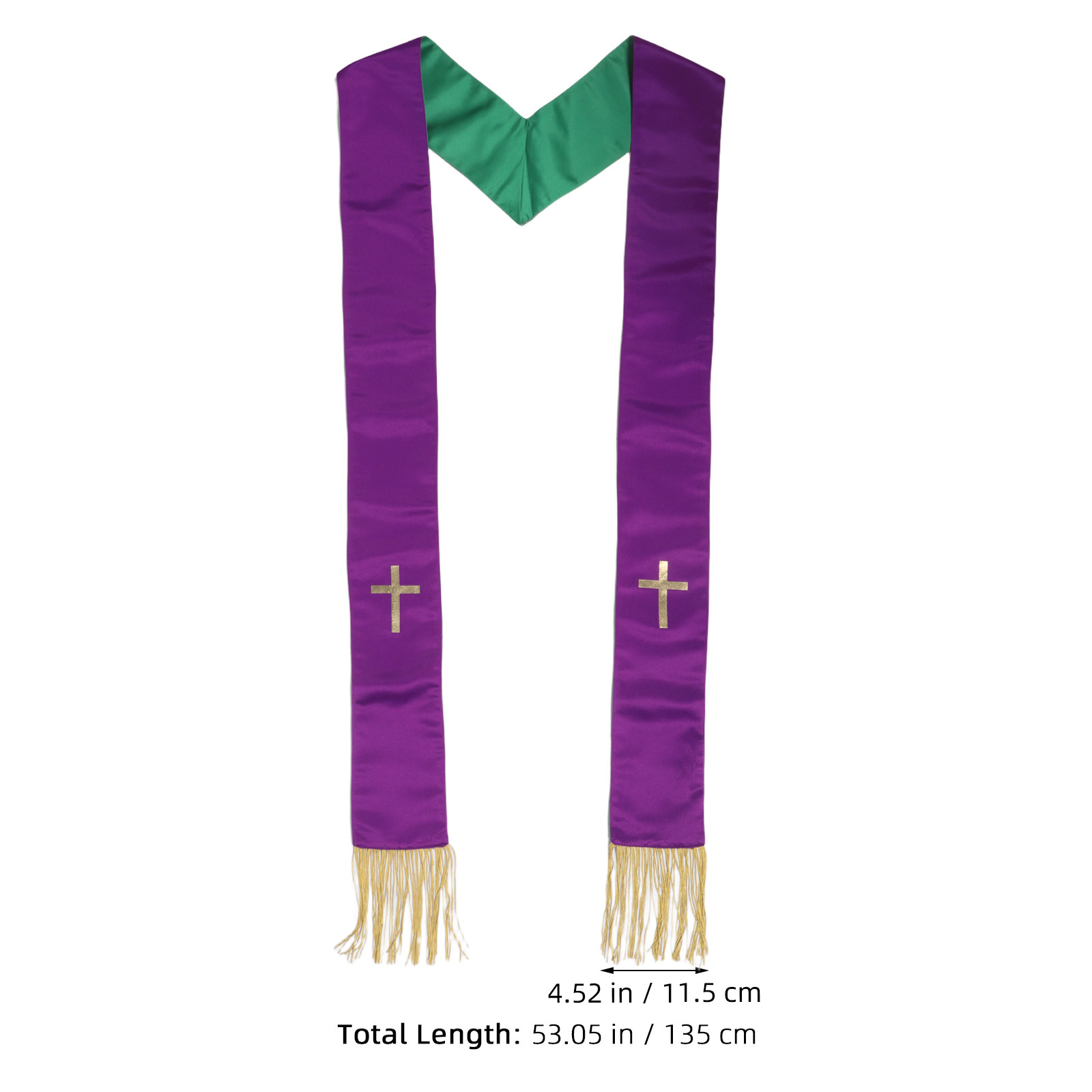 Embroidered Wedding Pastor Sto - Stole Wedding Shawl avis et prix