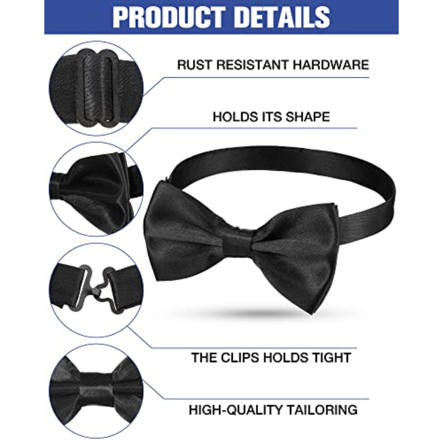 2026 New Arrival40 Pcs Bow Tie - Bow Tie Pre Tied avis et prix