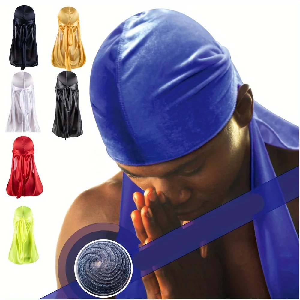 Men's Silk Durag Bonnet Bandan - Bandana Doo Rag avis et prix