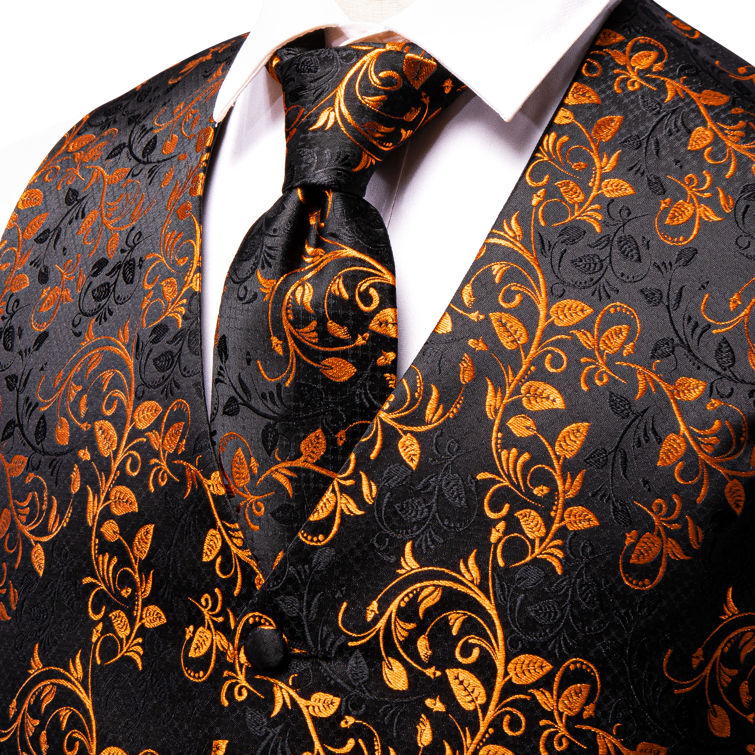 Hi-Tie Silk Mens Vests Sleevel - Silk Tie Striped avis et prix