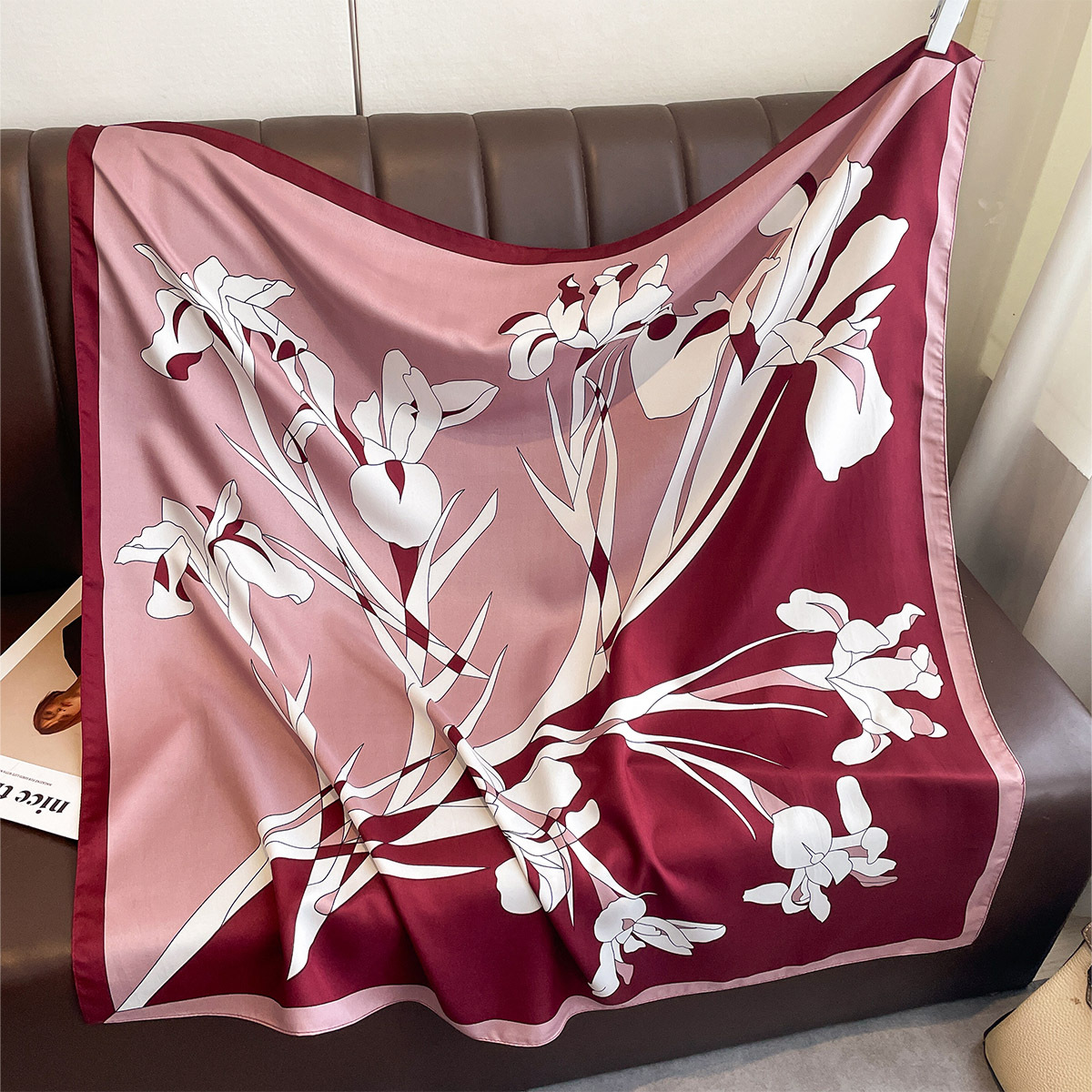 Luxury 90*90Cm Square Scarf Tw - Scarf Silk Square avis et prix