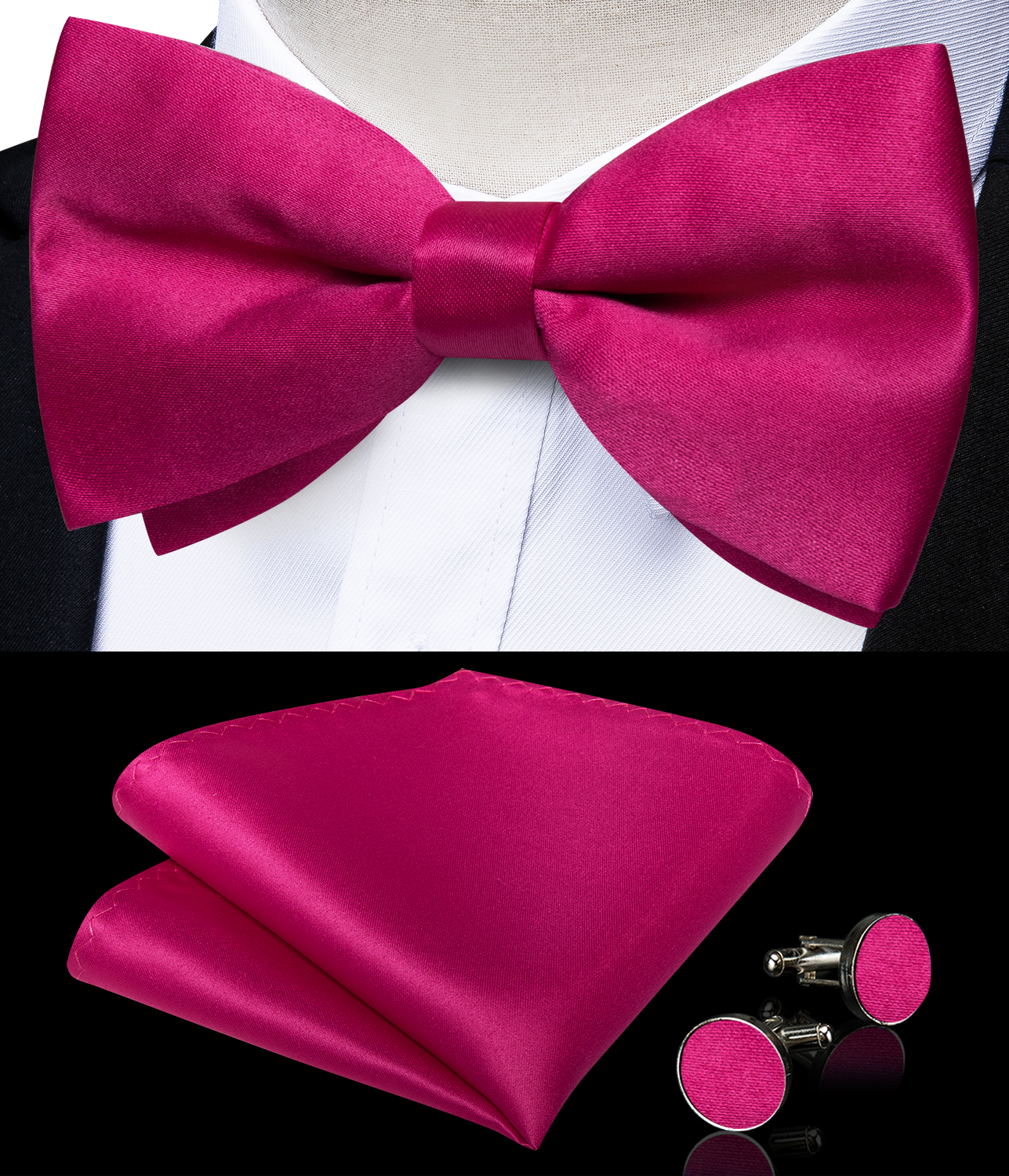 Men's Solid Pre-tied Bowtie Ro - Bow Tie Pre Tied avis et prix
