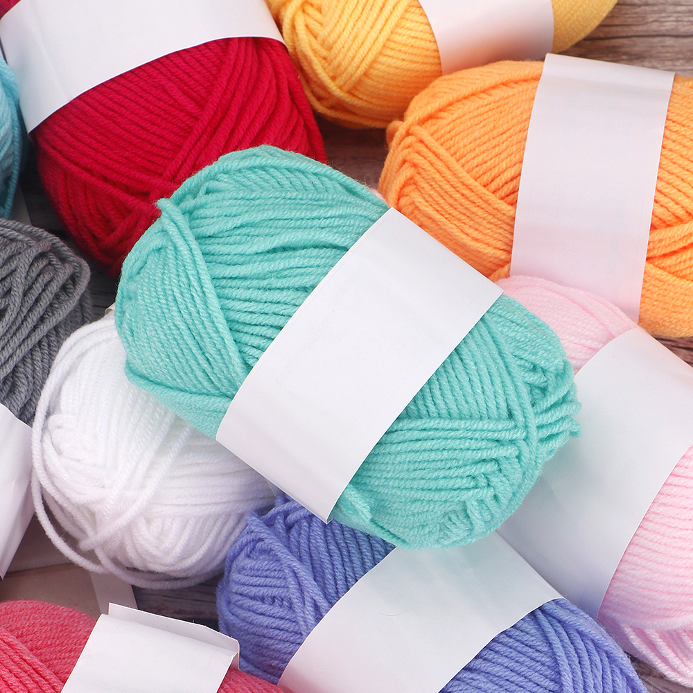 25(50)pcs/bag 4 Ply Milk Cotto - Woven Scarf Blanket avis et prix