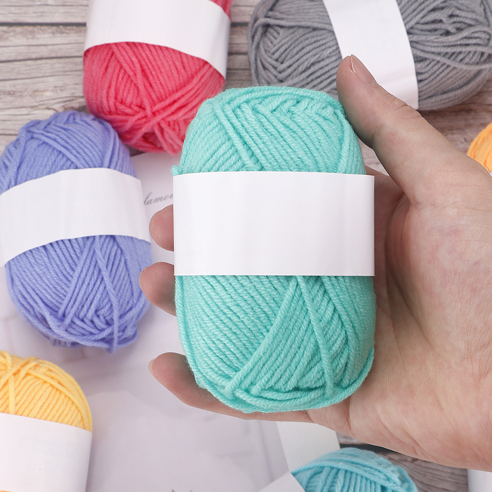 25(50)pcs/bag 4 Ply Milk Cotto - Woven Scarf Blanket avis et prix