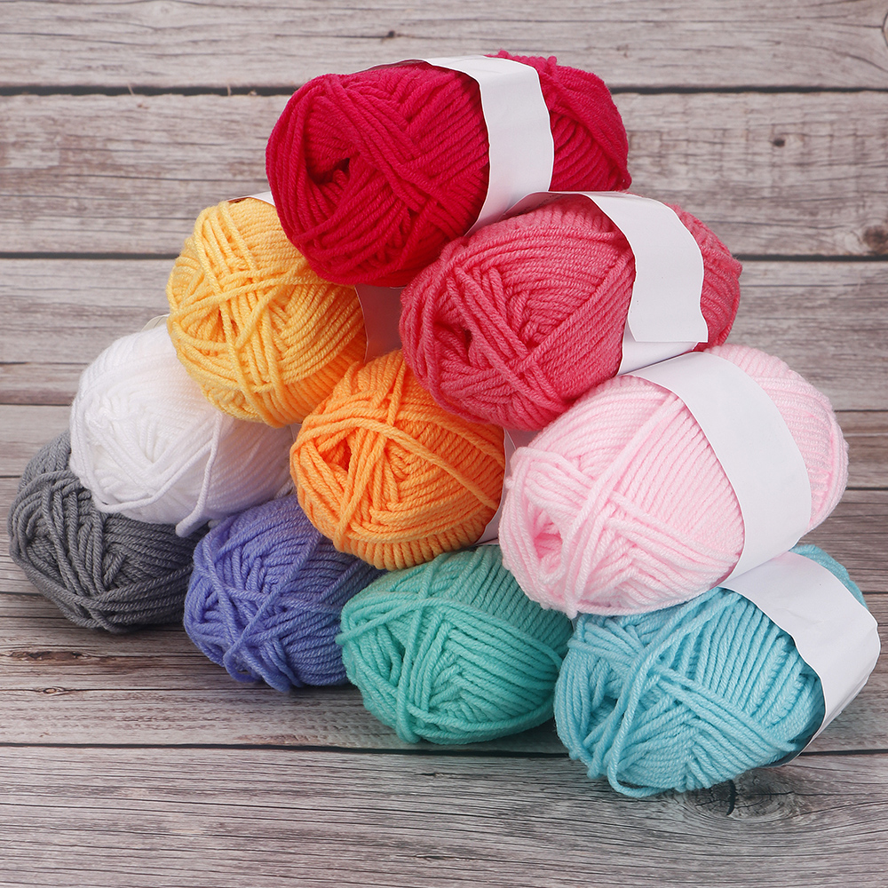 25(50)pcs/bag 4 Ply Milk Cotto - Woven Scarf Blanket avis et prix
