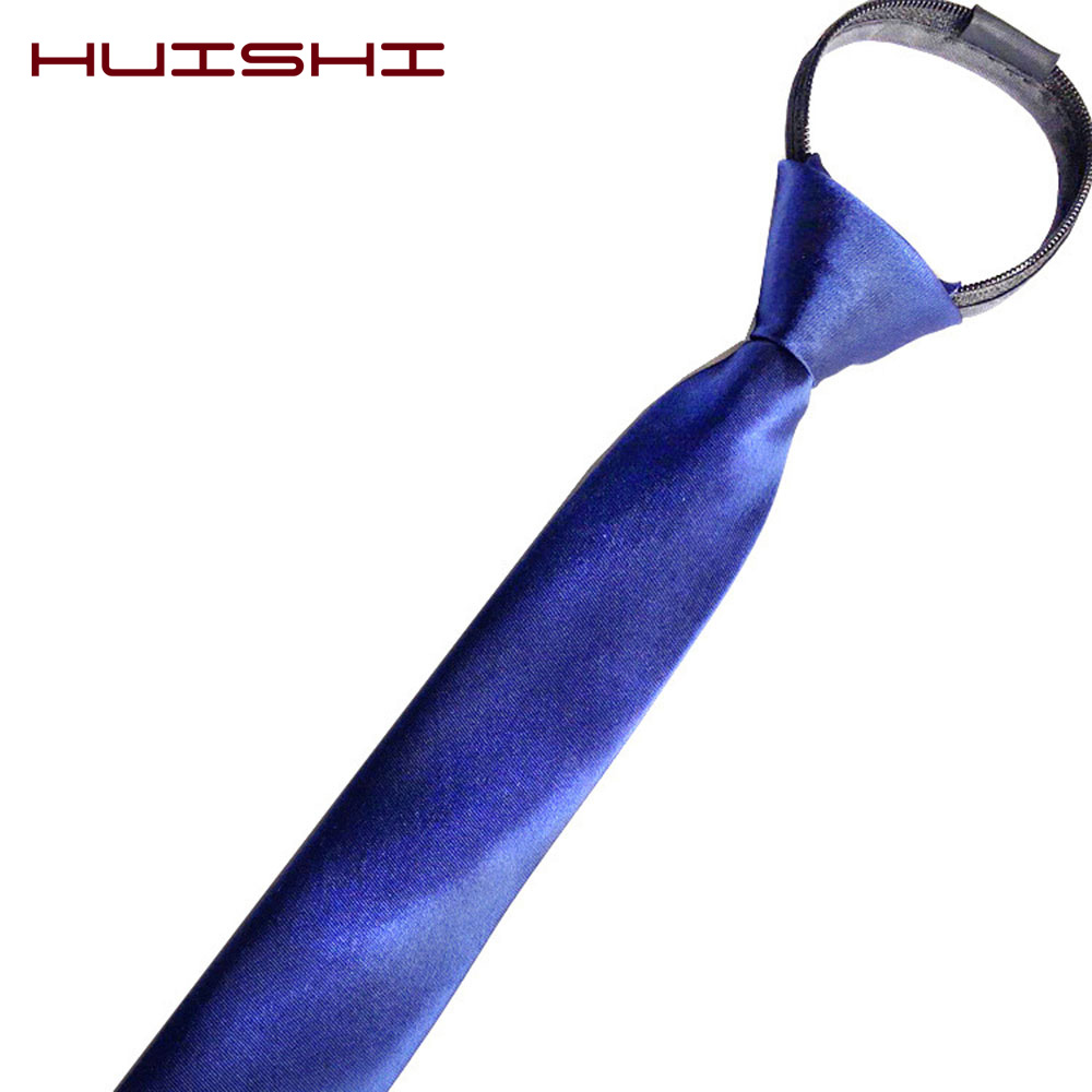 HUISHI Pre-tied Zipper Tie Nec - Skinny Tie Men avis et prix