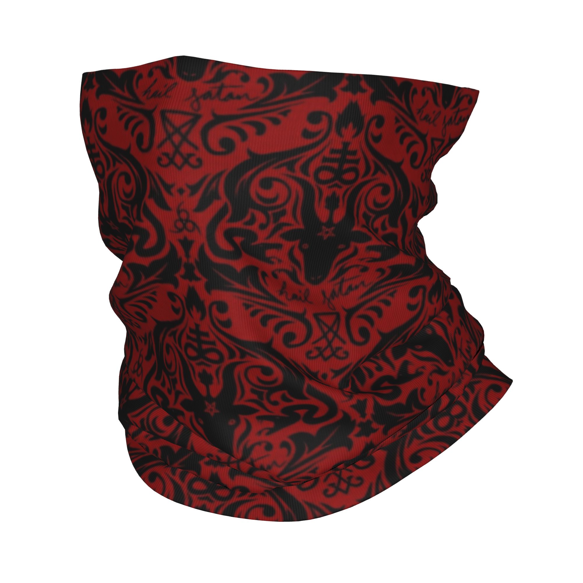 Baphomet Damask Hail Satan Bla - Neck Warmer Tube avis et prix